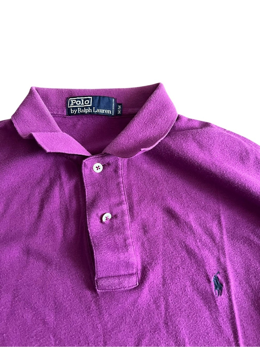 Vintage Polo Ralph Lauren Long Sleeve Shirt M Size (46) - Picture 2 of 2